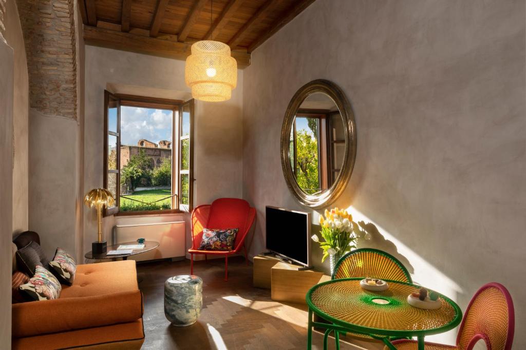 Posezení v ubytování Palm Suites - Small Luxury Hotels of the World