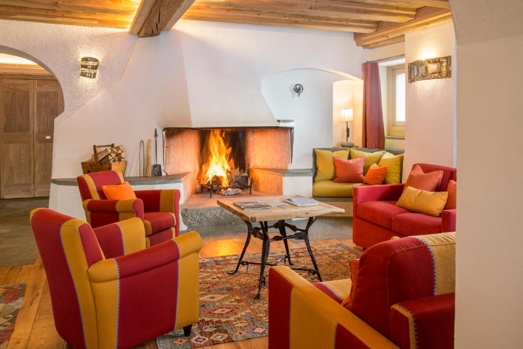 Posezení v ubytování Saint Hubertus Resort