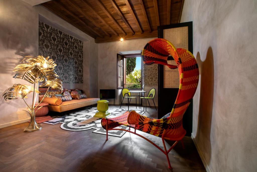 Posezení v ubytování Palm Suites - Small Luxury Hotels of the World