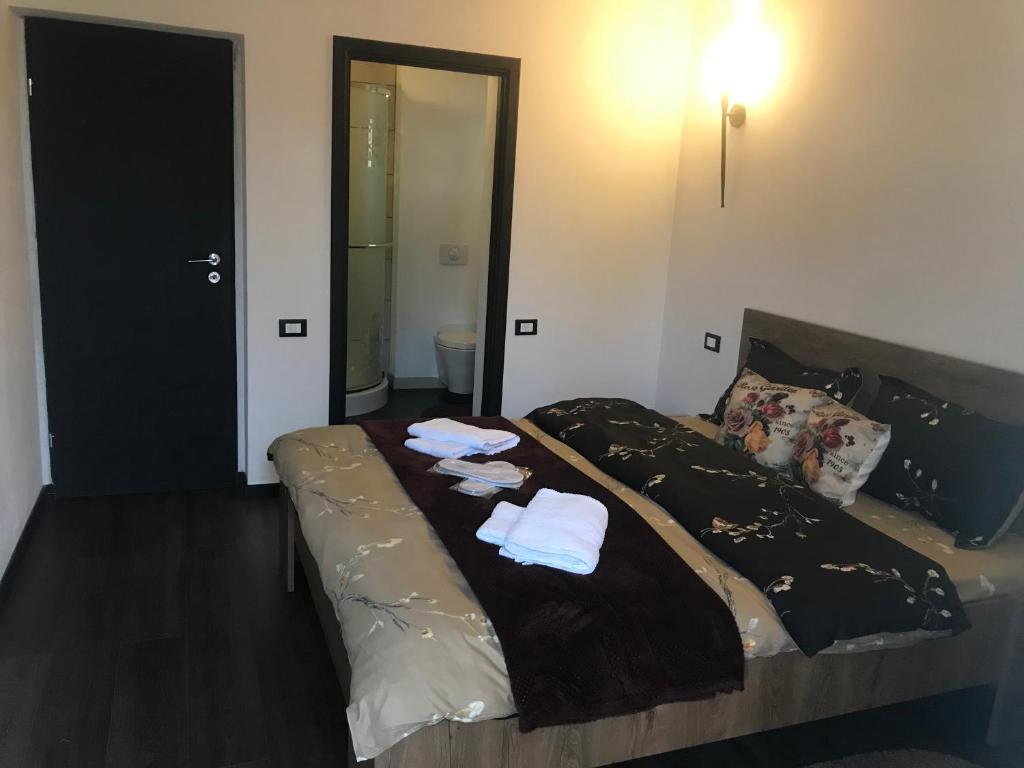 Postel nebo postele na pokoji v ubytování Relax