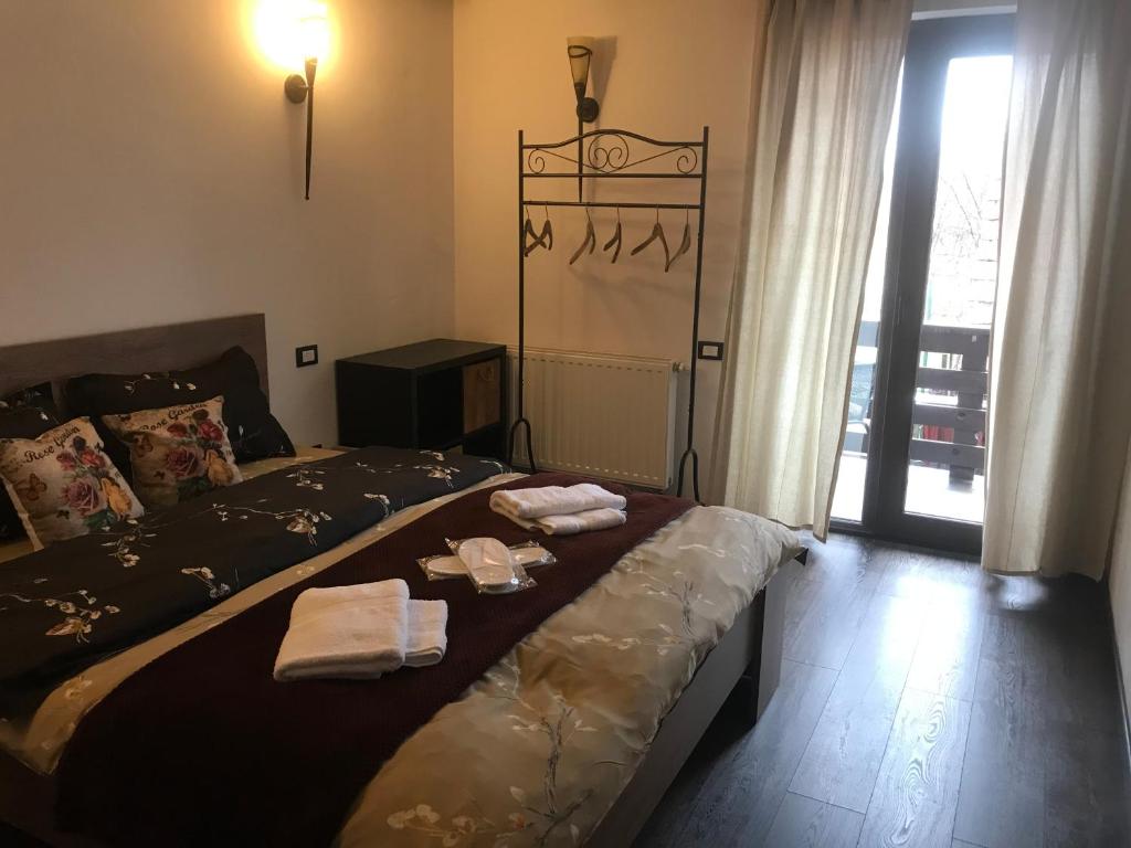Postel nebo postele na pokoji v ubytování Relax