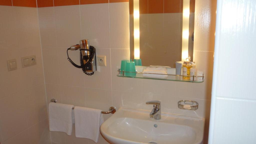 Vannituba majutusasutuses Apartmány Gráf