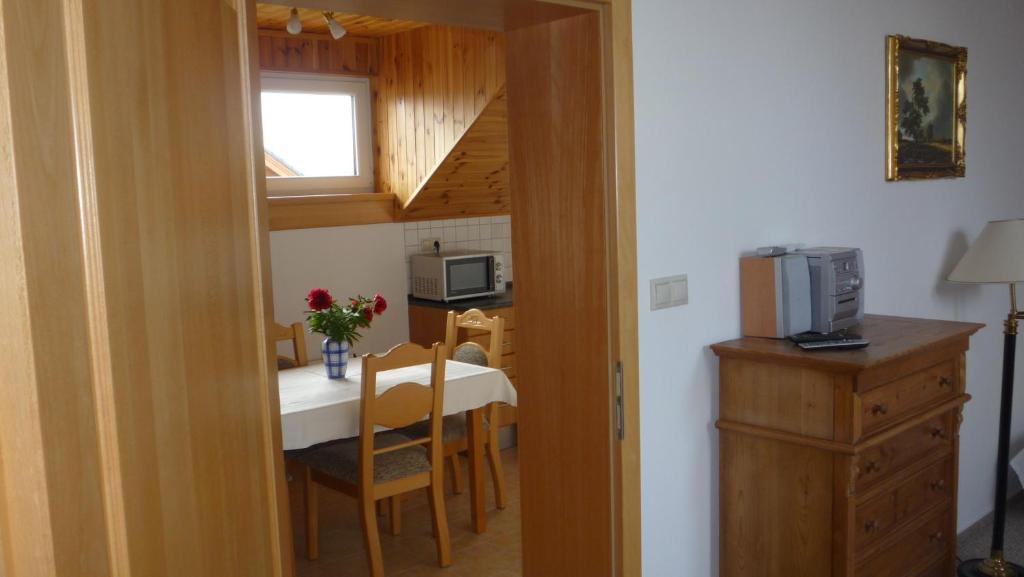 Köök või kööginurk majutusasutuses Apartmány Gráf