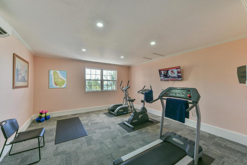 Fitness centrum a/nebo fitness zařízení v ubytování Butterfly Beach Hotel