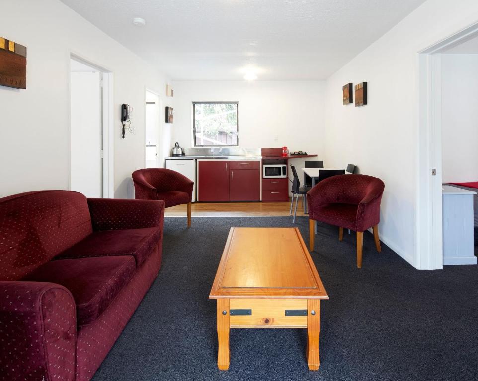 Posezení v ubytování Aotea Motel