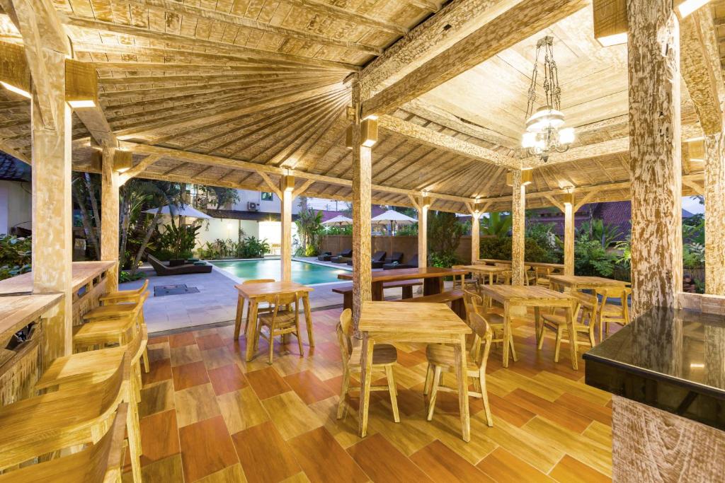 Restaurace v ubytování Alamdini Resort Ubud