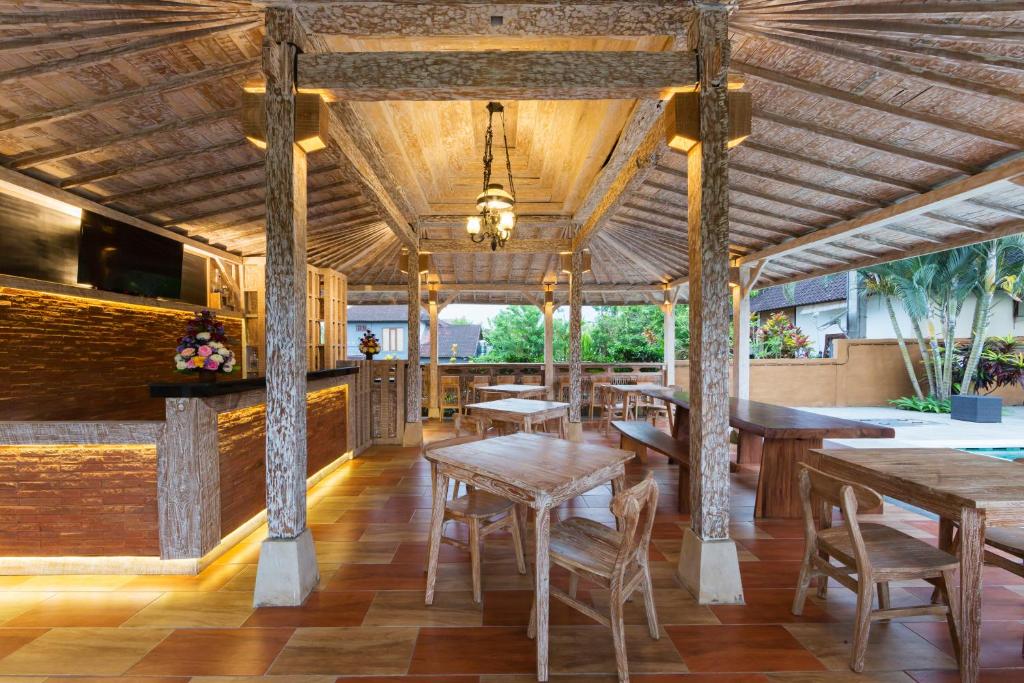 Restaurace v ubytování Alamdini Resort Ubud