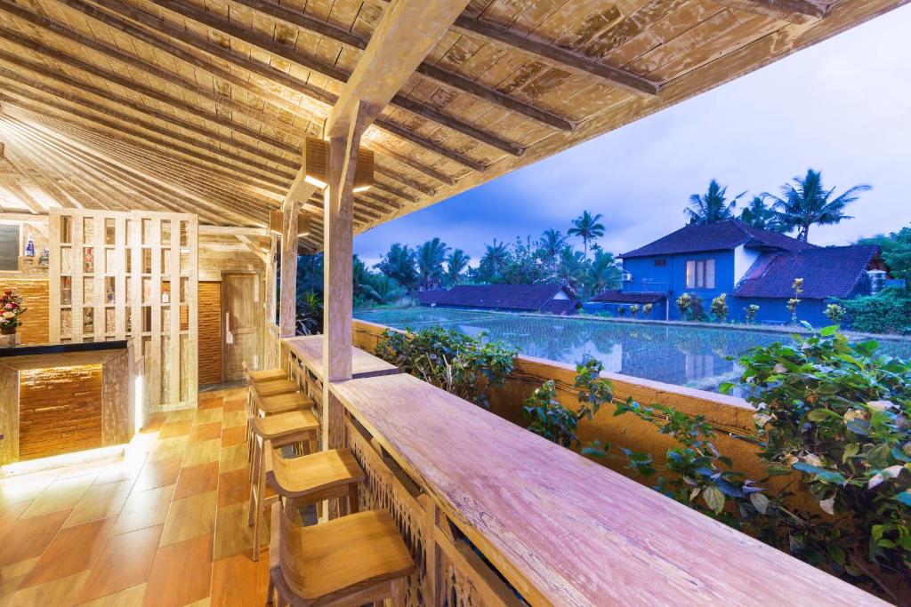 Zahrada ubytování Alamdini Resort Ubud