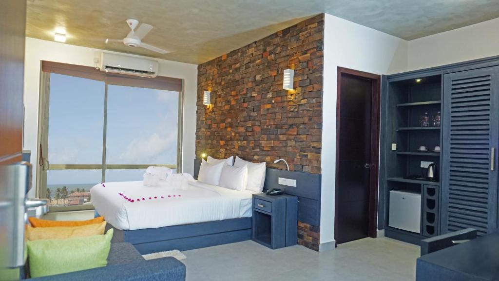Postel nebo postele na pokoji v ubytování Hotel Sico