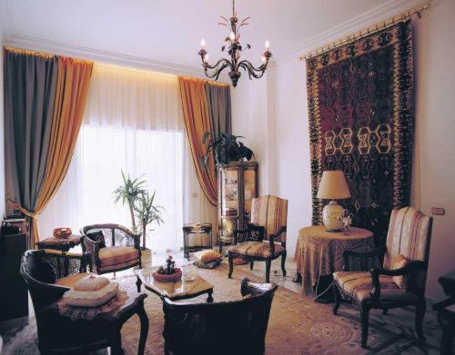 Posezení v ubytování Le Crillon