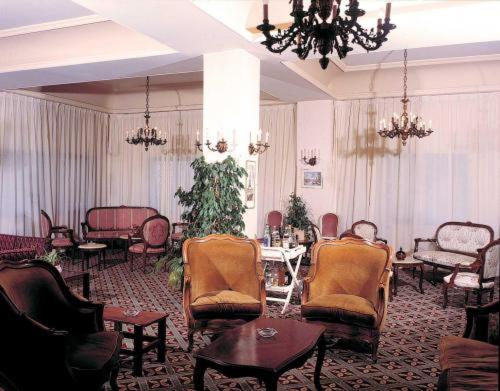 Posezení v ubytování Le Crillon