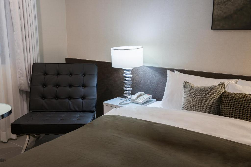 Postel nebo postele na pokoji v ubytování Hotel Mate Bundang