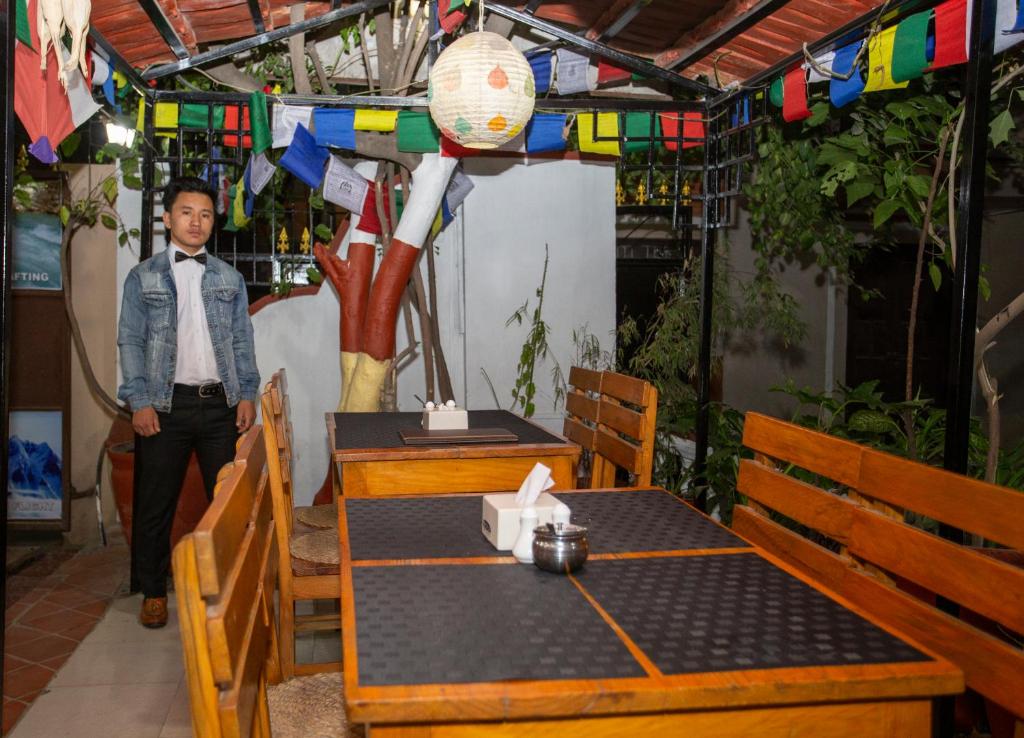 Restaurace v ubytování Kathmandu Boutique Hotel