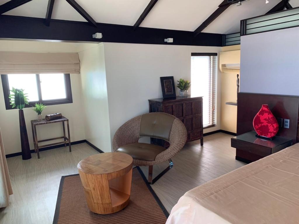 TV a/nebo společenská místnost v ubytování Boracay Beach Houses