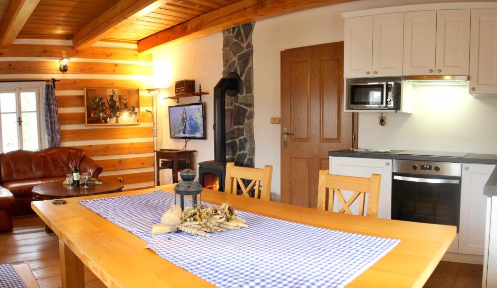 Cucina o angolo cottura di Ranch Bystrá