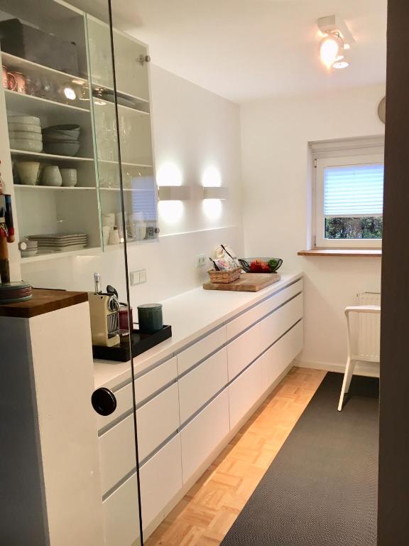 Kuchyň nebo kuchyňský kout v ubytování Cityapartment Graz