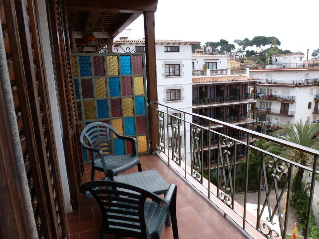 Balkón nebo terasa v ubytování Hotel La Carolina
