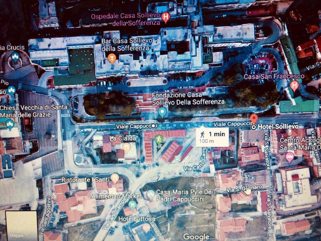 Nespecifikovaný výhled na destinaci San Giovanni Rotondo nebo výhled na město při pohledu z hotelu