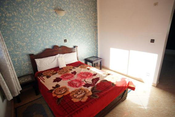 Postel nebo postele na pokoji v ubytování Auberge BAB IMOUZER