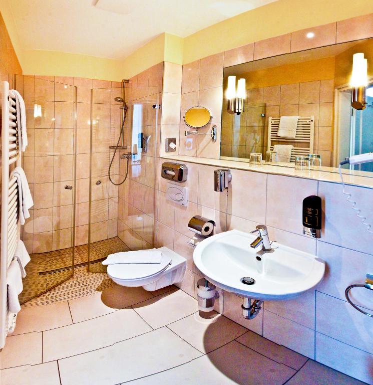 Koupelna v ubytování Hotel Vivaldi Berlin am Kurfürstendamm
