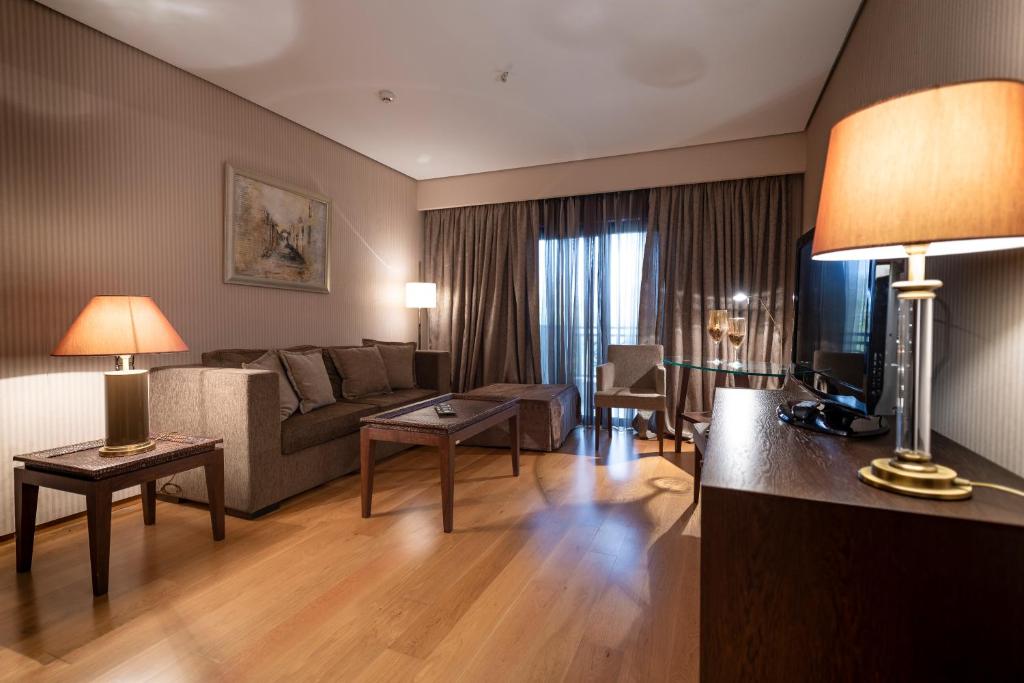 Posezení v ubytování Hotel Vyzantino