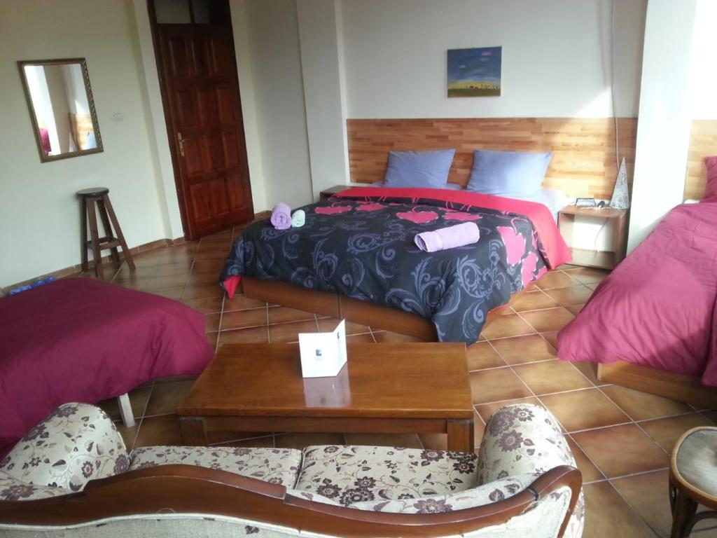 Zona de estar de Hotel Kurtabeg