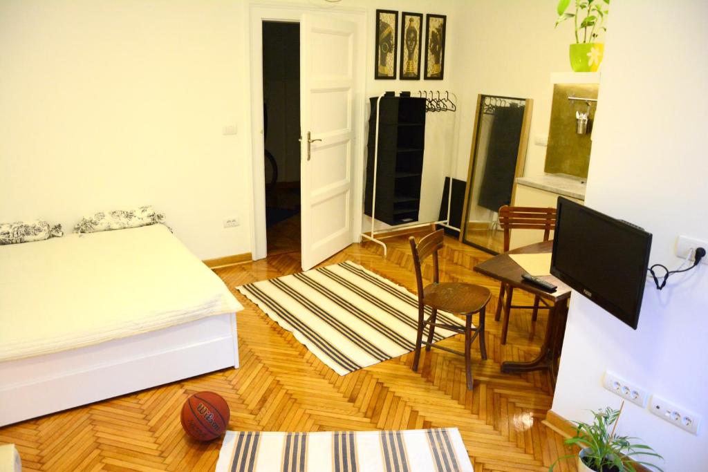 Ένα ή περισσότερα κρεβάτια σε δωμάτιο στο Apartment Park