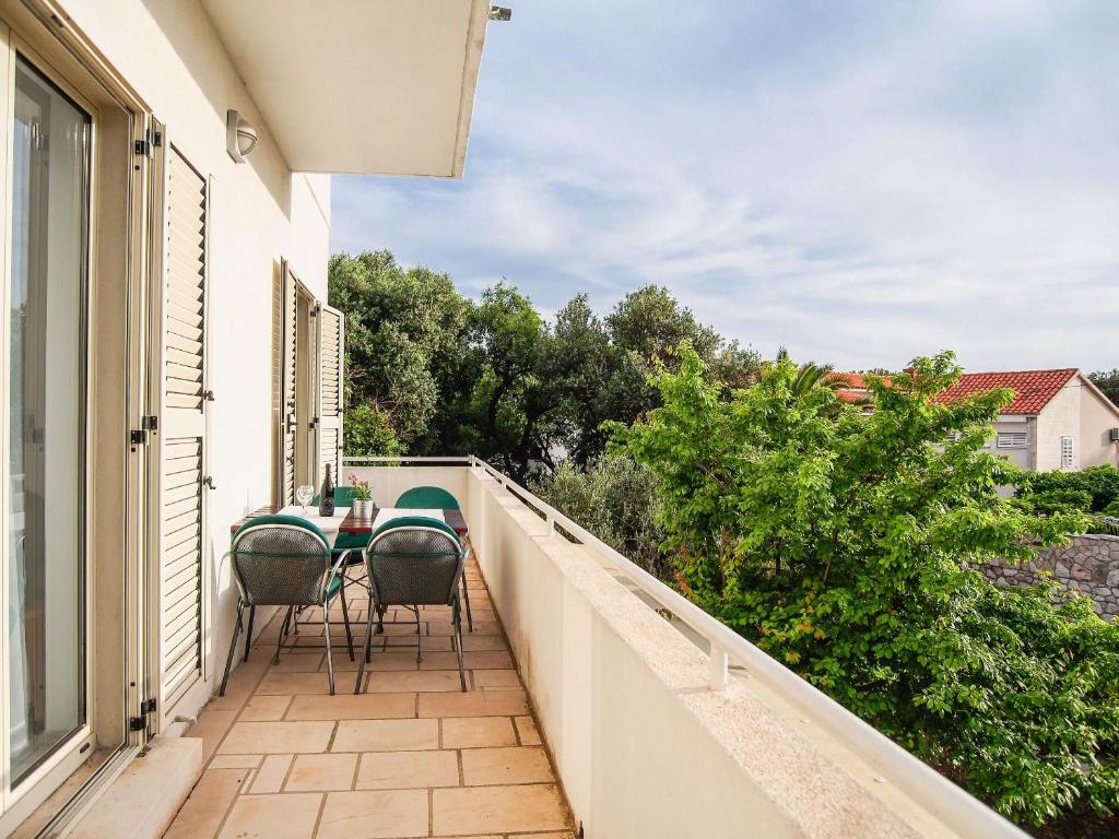 Balkón nebo terasa v ubytování Apartments Dirk