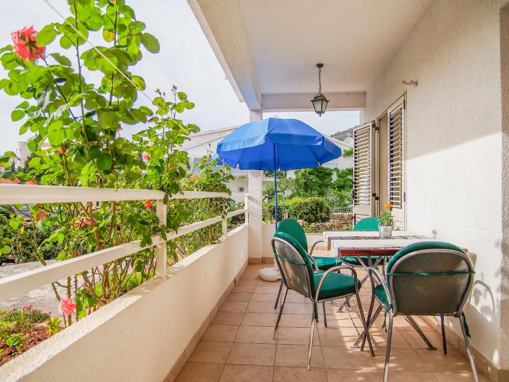 Balkón nebo terasa v ubytování Apartments Dirk