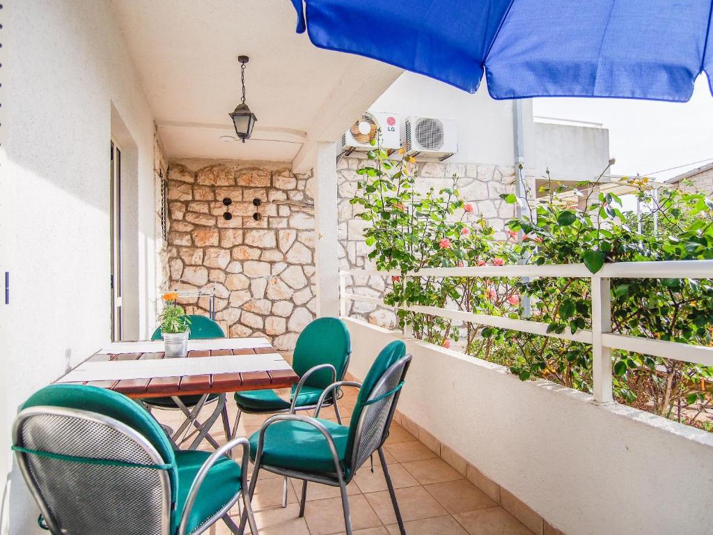 Balkón nebo terasa v ubytování Apartments Dirk