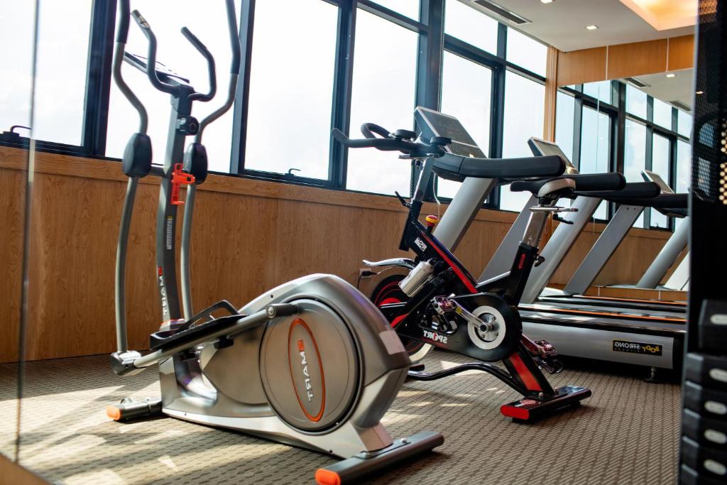 Fitness centrum a/nebo fitness zařízení v ubytování Nesta Hotel Hanoi