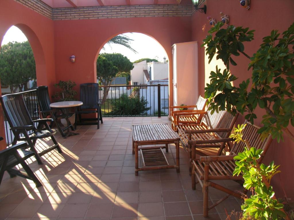 Balkon lub taras w obiekcie Hostal Noli