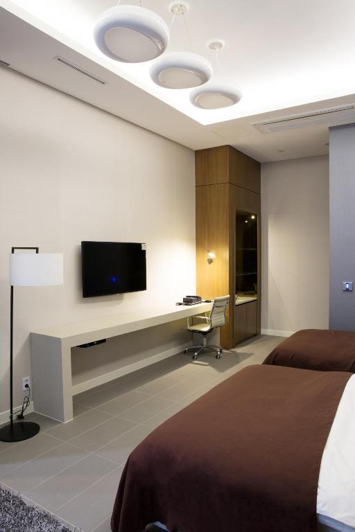 TV a/nebo společenská místnost v ubytování Hotel Mate Bundang