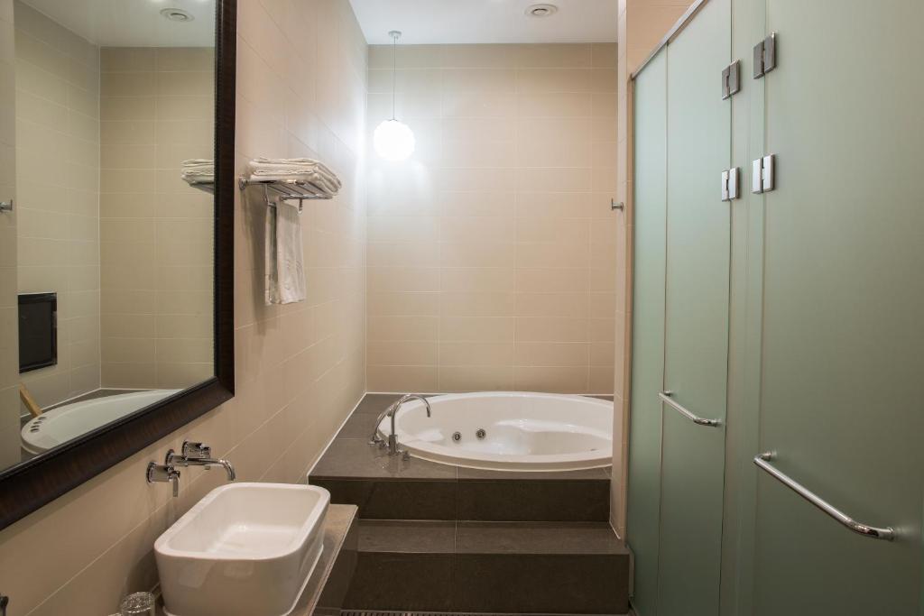 Koupelna v ubytování Hotel Mate Bundang