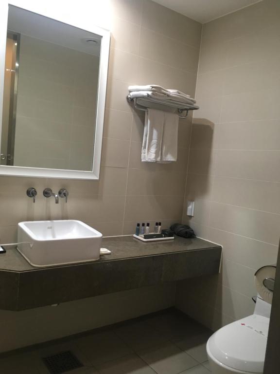 Koupelna v ubytování Hotel Mate Bundang