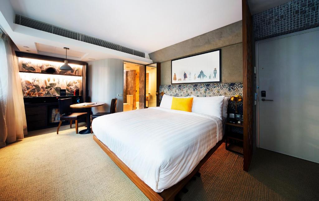 Katil atau katil-katil dalam bilik di Ovolo Central