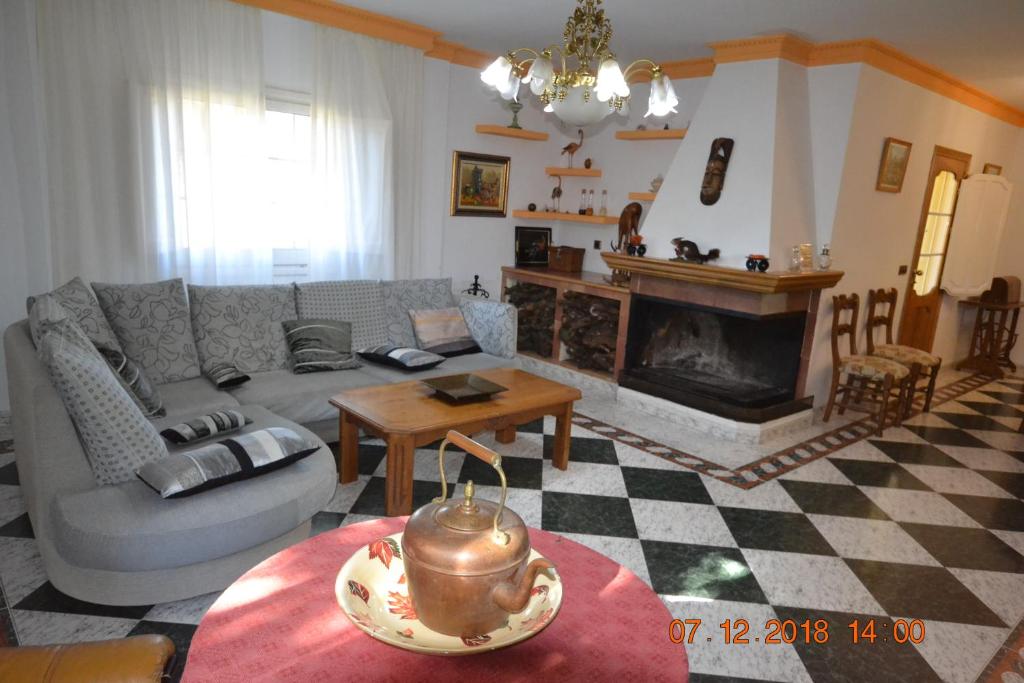 Posezení v ubytování Villa Rural Paquete