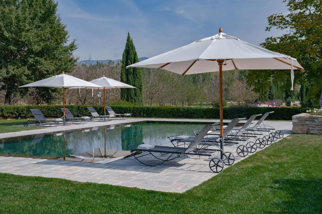 Bazén v ubytování VIESCA Suites & Villas Il Borro Toscana nebo v jeho okolí