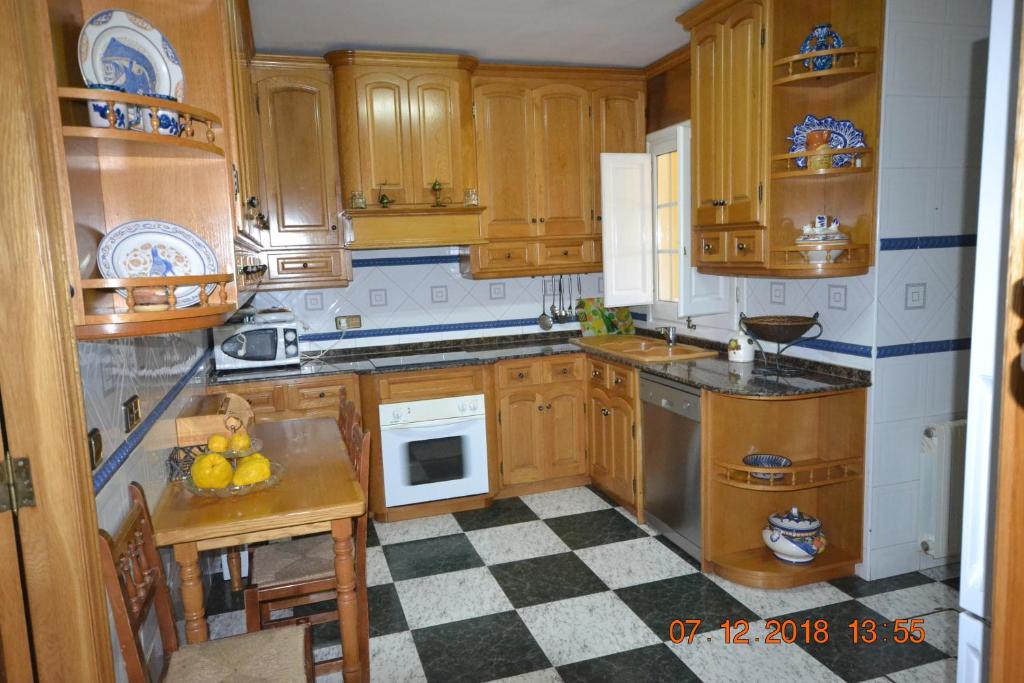 Kuchyň nebo kuchyňský kout v ubytování Villa Rural Paquete