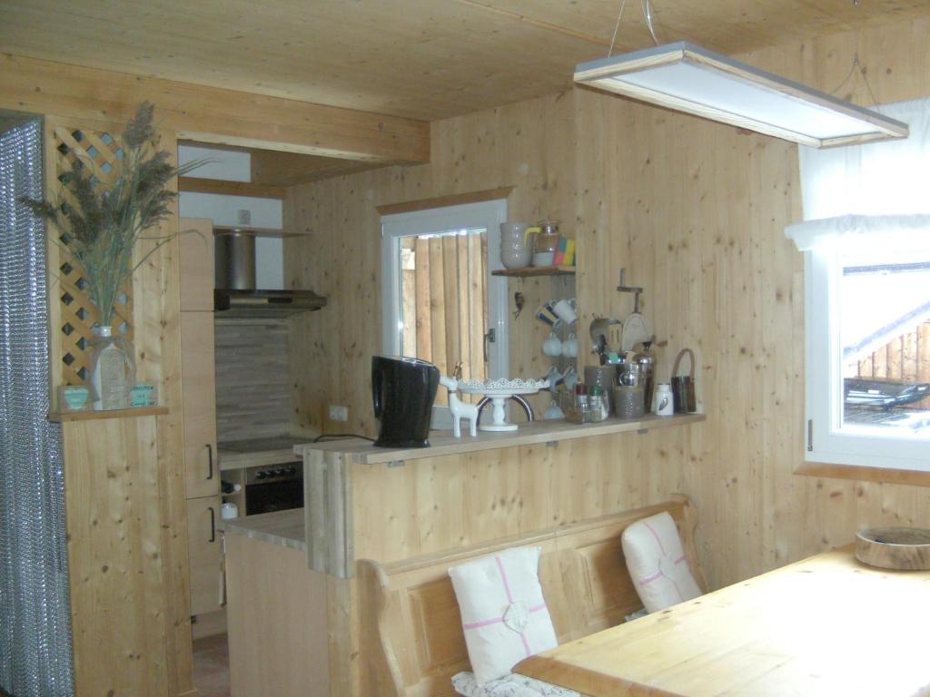 Kuchyň nebo kuchyňský kout v ubytování Chalet ?Snow Bunny?