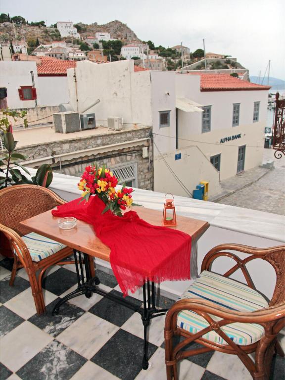 Balkón nebo terasa v ubytování Glaros Guesthouse
