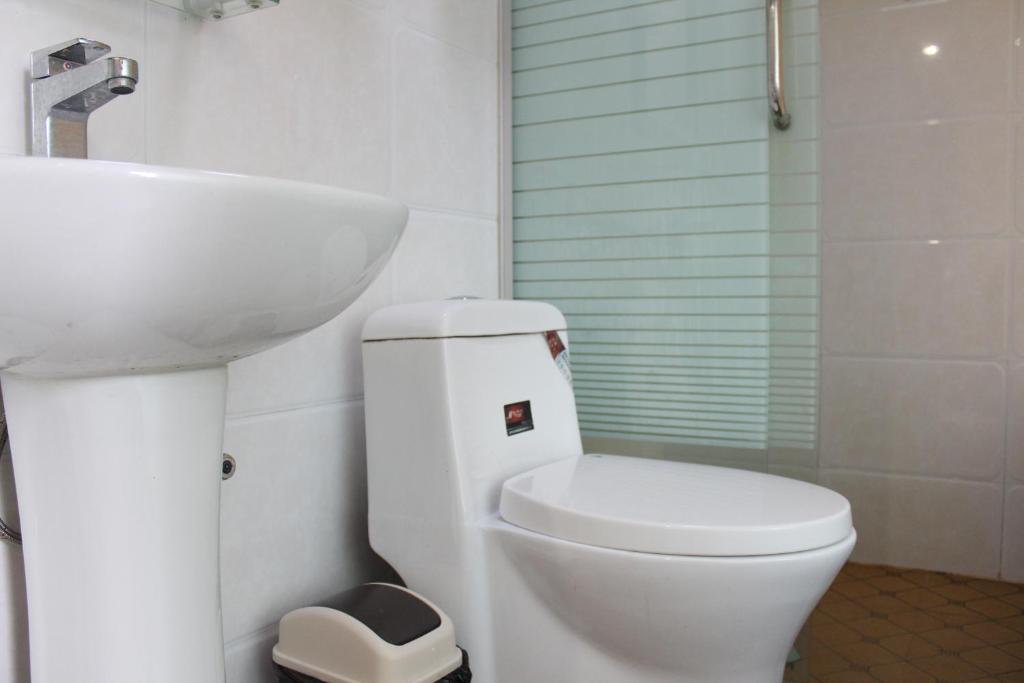 Koupelna v ubytování Onederz Hostel Hangzhou