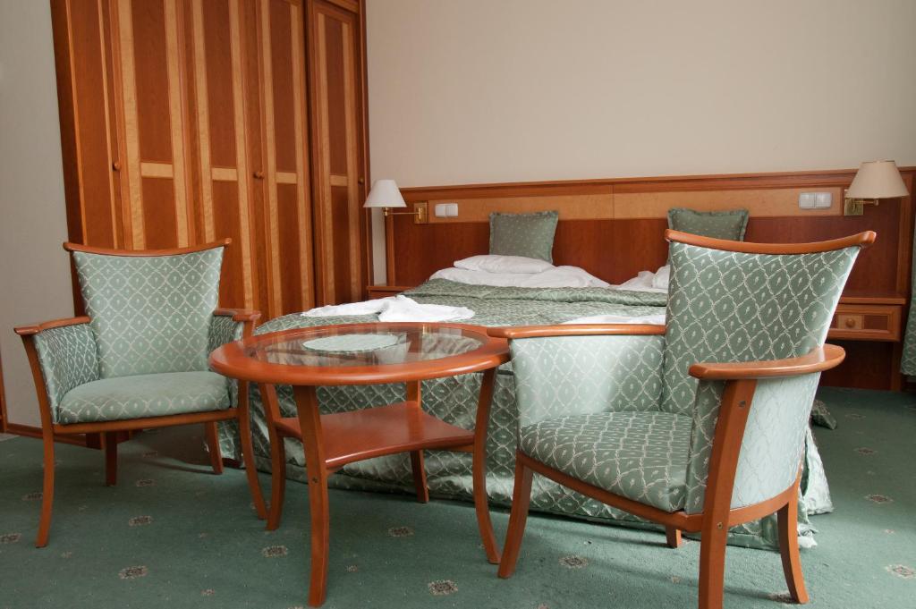 Posezení v ubytování Palast Wellness Appartement