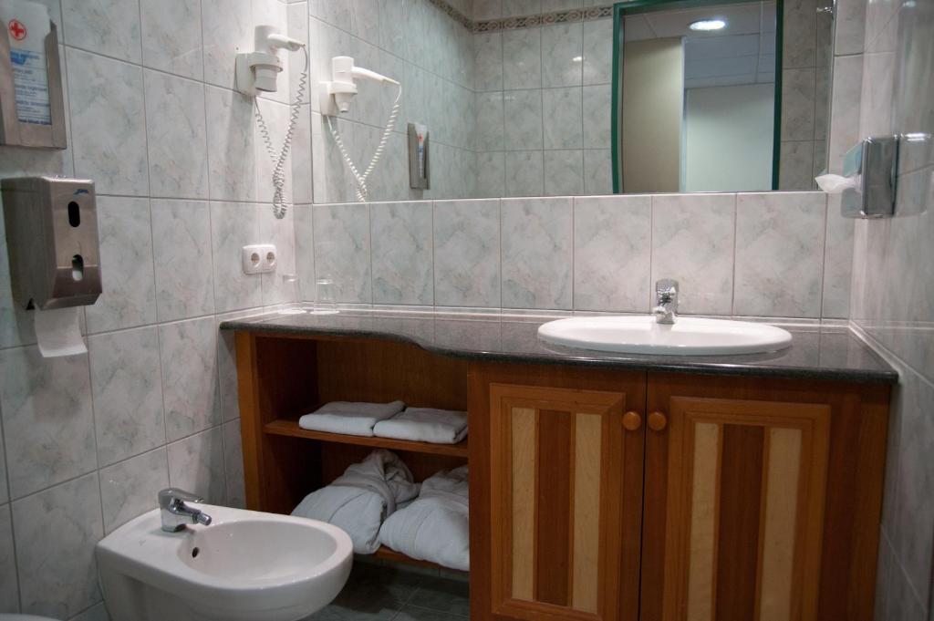 Koupelna v ubytování Palast Wellness Appartement