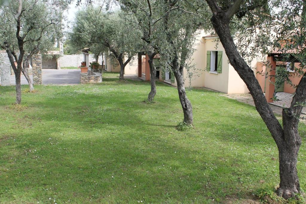 Zahrada ubytování Domaine Le Clos des Oliviers
