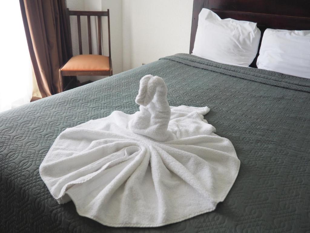 Postel nebo postele na pokoji v ubytování Nuevo Maragato Hotel & Hostel