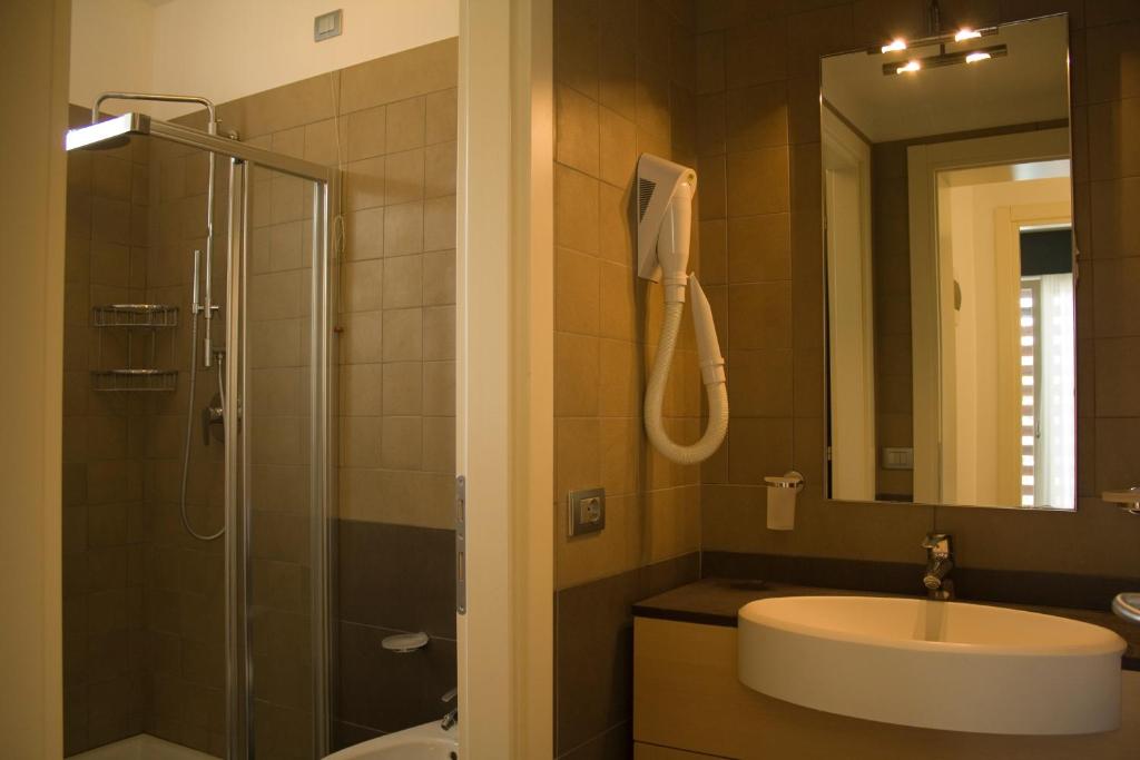 Koupelna v ubytování Aparthotel Royal