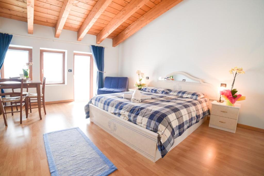 Postel nebo postele na pokoji v ubytování Agriturismo la Preara