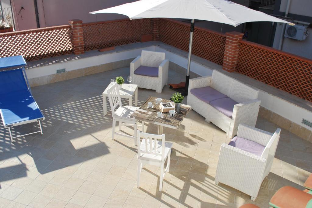 Balkón nebo terasa v ubytování B&B SOFIA