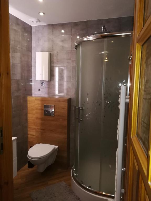 Kúpeľňa v ubytovaní Na Starówce